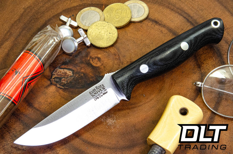 Bark River Bravo EDC Cru-Wear Black Canvas Micarta Bark River Bravo EDC Cru-Wear Black Canvas Micarta