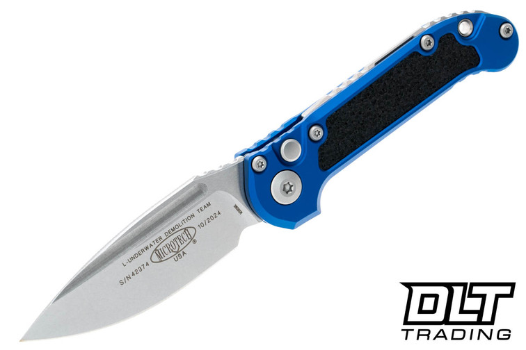 Microtech 1135-10BL LUDT Gen III S/E - Blue Handle - Stonewashed Blade