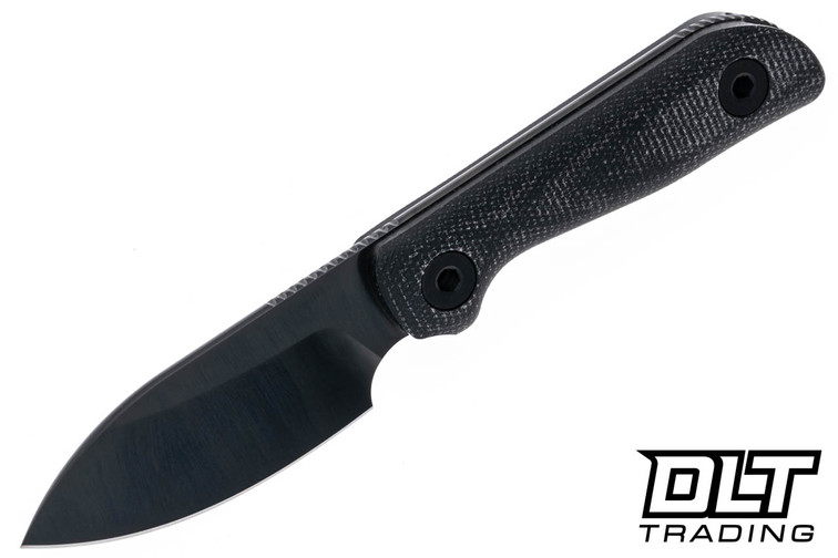 Kunwu Stiffy P - Black Canvas Micarta - Satin DLC Vanadis 8