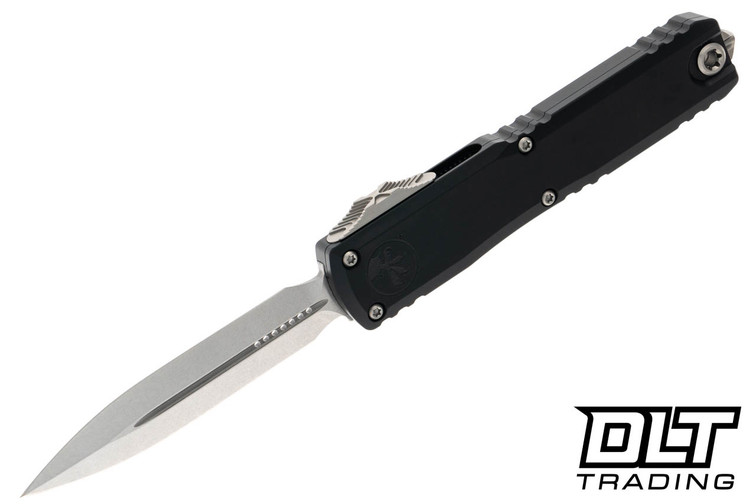 Microtech 1122-10 Ultratech ZBP D/E - Black Handle - Stonewashed