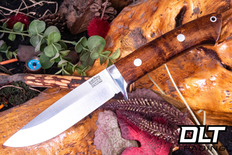 Bark River Wilderness 5 Cru-Wear Dark Curly Maple - Black Liners #1