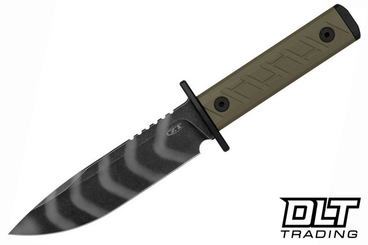 Zero Tolerance Fixed Blade 3V Tigerstripe Blade - Olive G-10