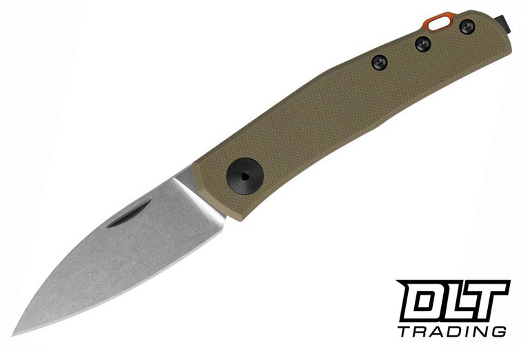 Zero Tolerance 0235OLG10 Slip Joint - Olive Green G-10 - Orange