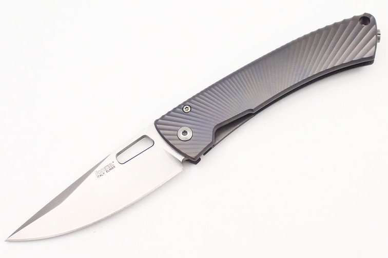 LionSteel TS1 TiSpine Matte Purple Titanium