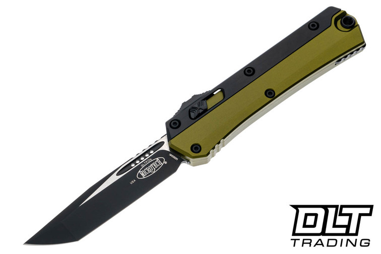 Microtech 185-1OD Glykon T/E - OD Green Handle - Black Blade Microtech 185-1OD Glykon T/E - OD Green Handle - Black Blade