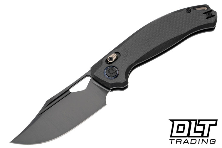 Kunwu Django XL - Carbon Fiber - Satin DLC Elmax Blade - DLT Trading