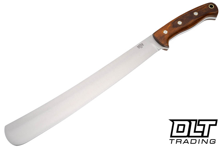 Bark River Golok 2 Desert Ironwood - Black Liners - Mosaic Pins #2