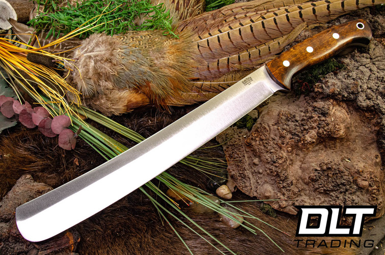 Bark River Golok 2 Dark Curly Maple - Black Liners #1