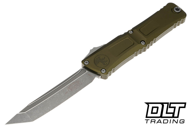 Microtech 1144-10APOD Combat Troodon Gen III T/E - OD Green Handle - Apocalyptic Blade