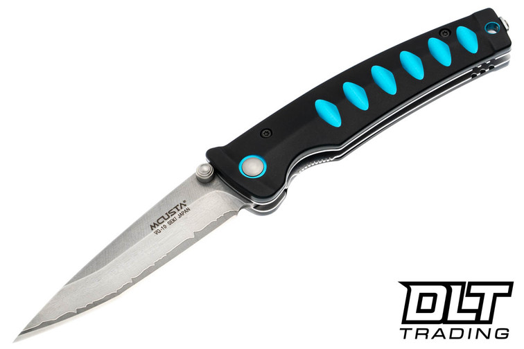 Mcusta MC-41C Katana VG-10 Core San Mai - Black & Blue Aluminum