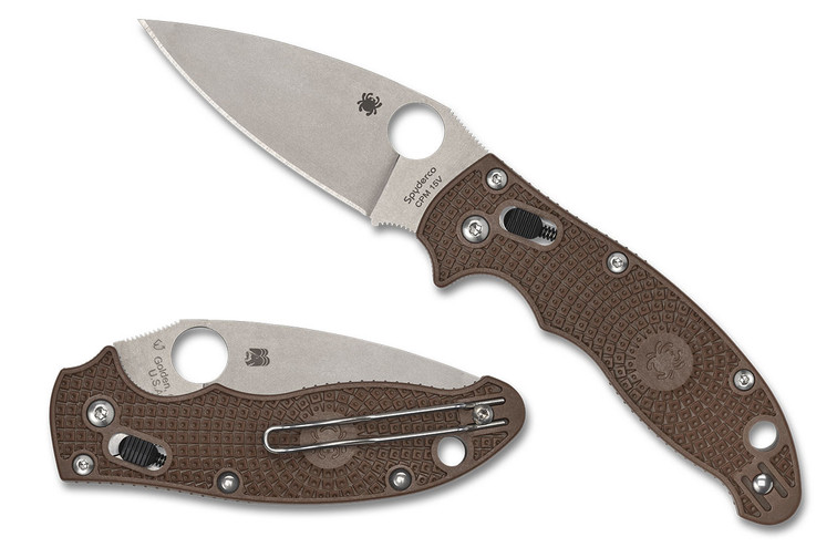 Spyderco Manix 2 Lightweight C101PBN15V2 - Brown FRN - CPM 15V Blade - Sprint Run Spyderco Manix 2 Lightweight C101PBN15V2 - Brown FRN - CPM 15V Blade - Sprint Run