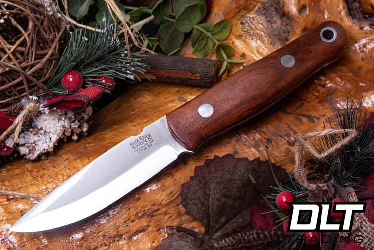 Bark River Bushcrafter LT 3V Special Edition Eucalyptus Burl - Black Liners