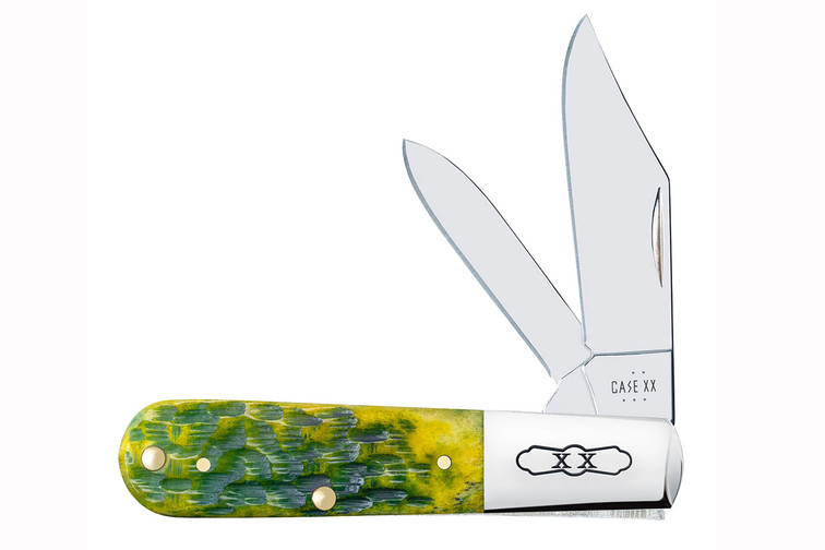 Case Barlow - Green Apple Peach Seed Jigged Bone - DLT Trading