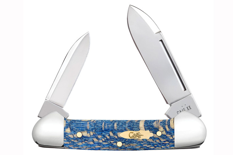 Case Baby Butterbean - Smooth Blue Sycamore Wood Case Baby Butterbean - Smooth Blue Sycamore Wood