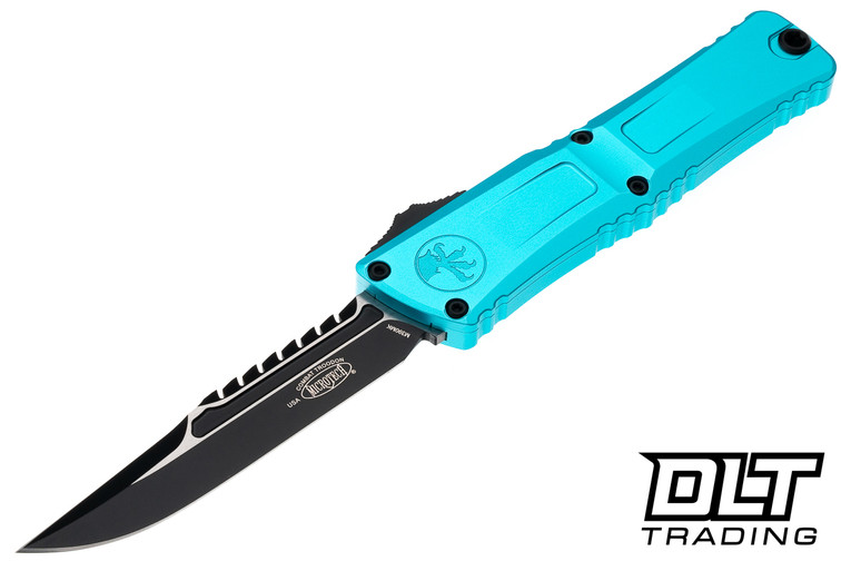 Microtech 1217-1TQS Combat Troodon Gen III Interceptor - Turquoise Handle - Black Blade - Signature Series Microtech 1217-1TQS Combat Troodon Gen III Interceptor - Turquoise Handle - Black Blade - Signature Series