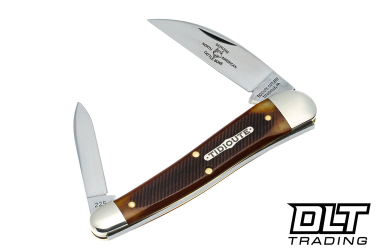 Great Eastern Northfield UN-X-LD - #38 Campfire Whittler - Burnt Orange Sawcut Bone