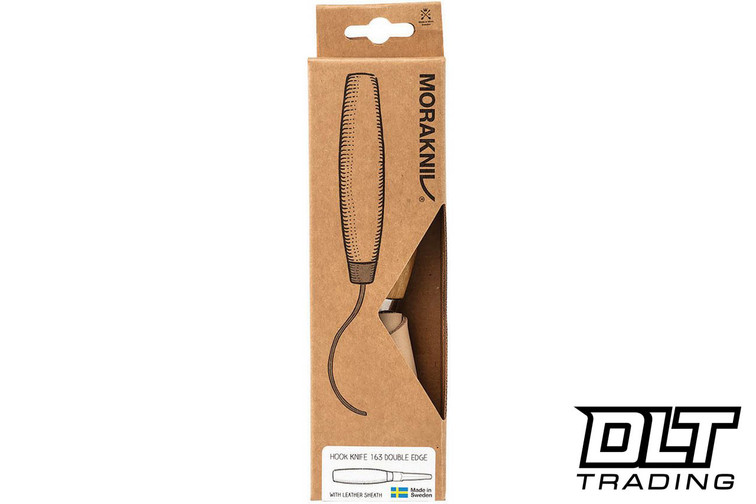 Mora Hook Knife 163 Double Edge S - Leather Sheath