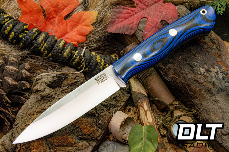 Bark River Aurora MagnaCut Blue & Black G-10
