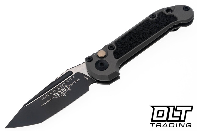 Microtech 1136-1NC LUDT Gen III T/E - Natural Clear Handle - Black