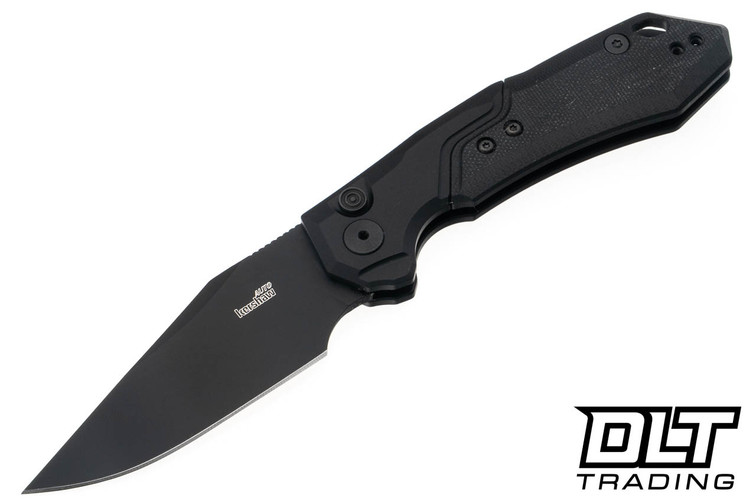Kershaw Auto Launch 19 - Black CPM-154 Blade - Black Aluminum & Micarta Handle Kershaw Auto Launch 19 - Black CPM-154 Blade - Black Aluminum & Micarta Handle