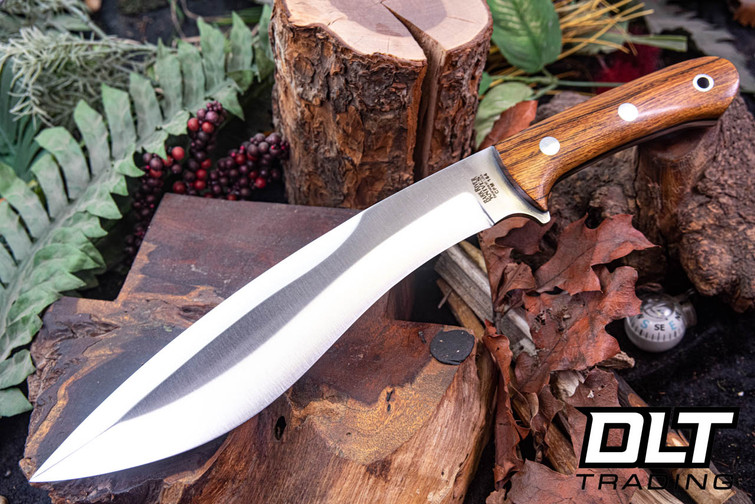 Bark River Camp Bolo CPM-154 Desert Ironwood - Thick Black Liners #1