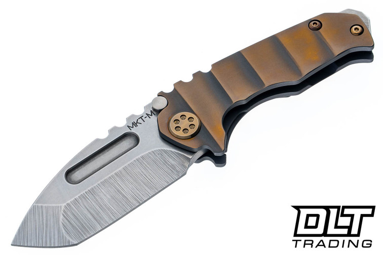 Medford Micro Praetorian T Tanto - Tumbled MagnaCut - Armadillo Sculpting - Makers Choice Hardware & Clip #2