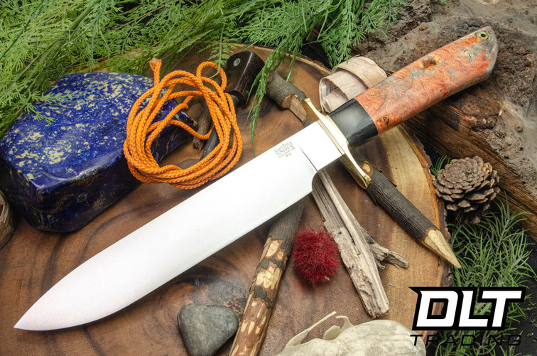 Bark River Mike Stewart Bowie A2 Gray & Coral Maple #8