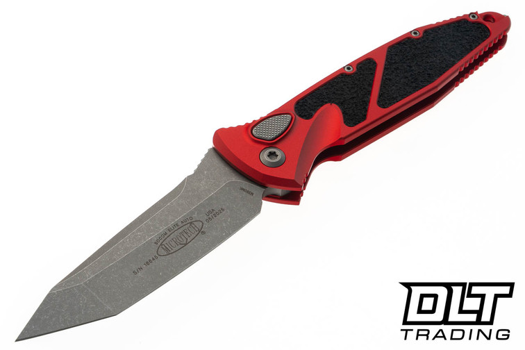 Microtech 161A-10APRD SOCOM Elite Auto T/E - Red Handle - Apocalyptic Blade