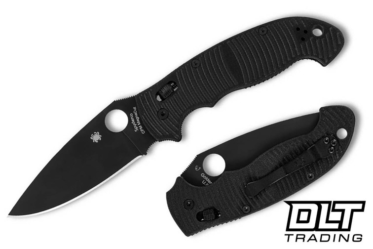 Spyderco Manix 2 XL Salt MagnaCut - Black Blade - Black G-10