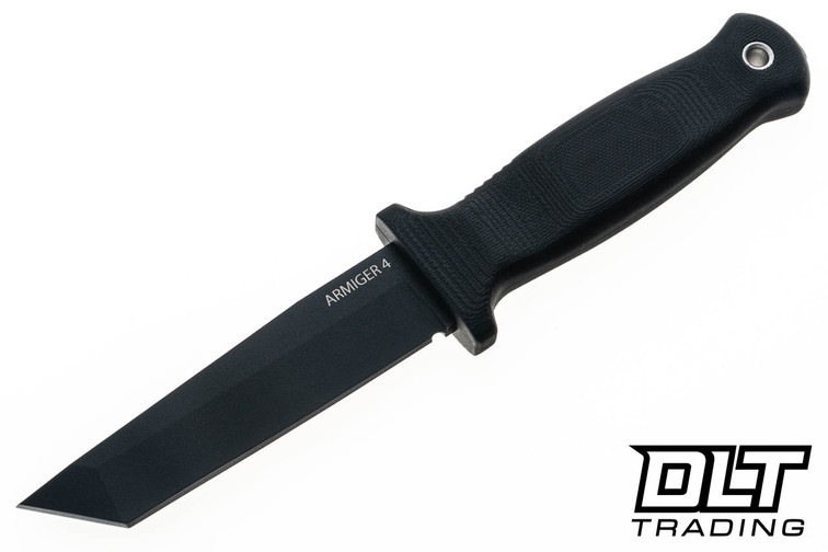 Demko Armiger 4 Tanto - Black Handle - Black Blade Demko Armiger 4 Tanto - Black Handle - Black Blade