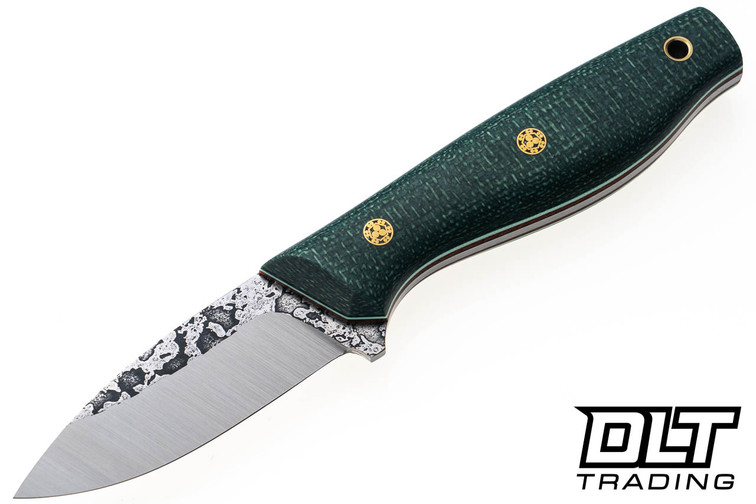 Warlander Guourami - Juniper Burlap - Tiffany Blue & Natural Liners - Mosaic Pins