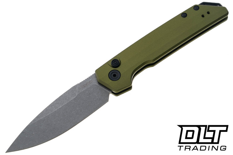 Kershaw 7038OL Auto Launch Iridium - Olive Aluminum Kershaw 7038OL Auto Launch Iridium - Olive Aluminum