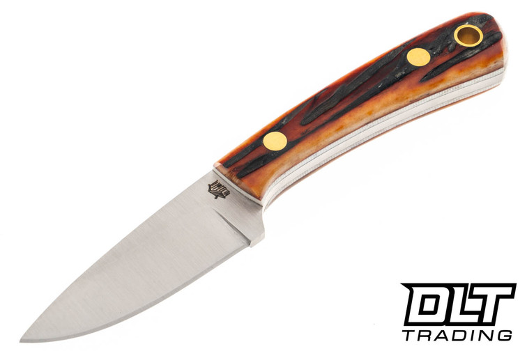 LT Wright Small Workhorse MagnaCut - Saber Grind - Amber Stag - White Liners