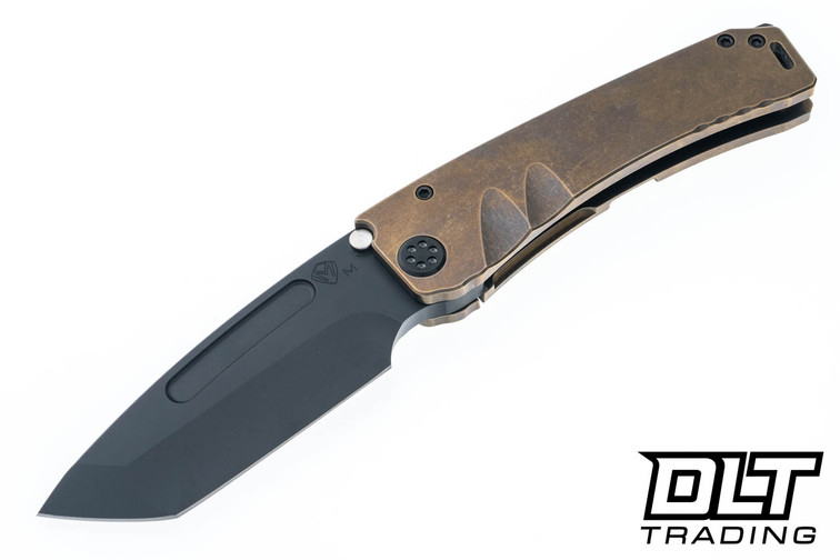 Medford Marauder Tanto - DLC MagnaCut - Bronze Titanium - Black Hardwrae - DLC Clip