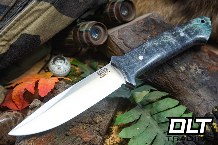 Bark River Red Flag MagnaCut Gray & Green Tigertail Maple Burl