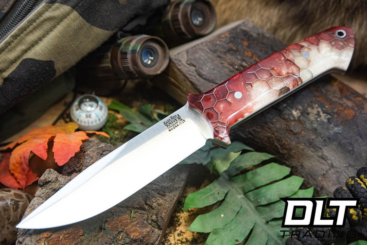 Bark River Red Flag MagnaCut Firegazer Krakken Voodoo Resin - White Liners