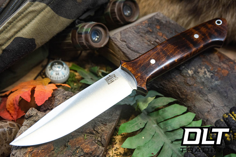 Bark River Red Flag MagnaCut Dark Curly Maple - Black Liners #2