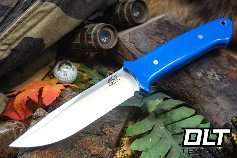 Bark River Red Flag MagnaCut Blue Glow G-10