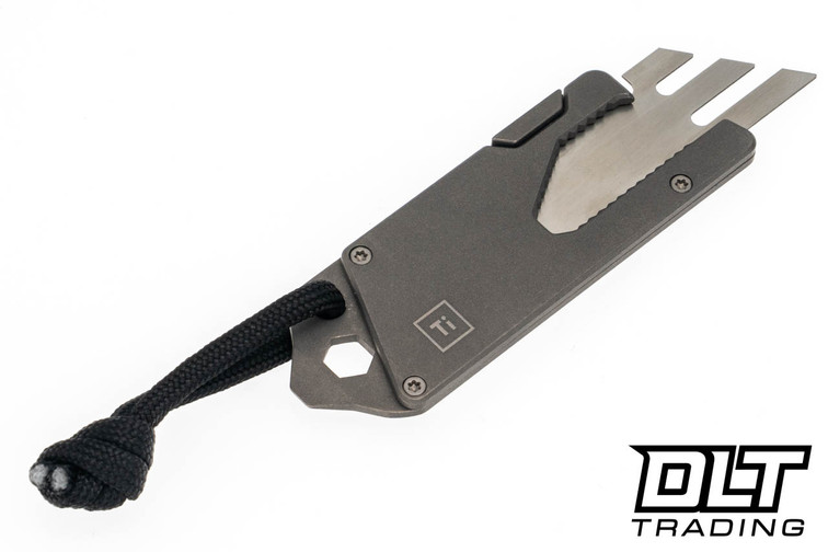 BIG IDEA DESIGN TPT – Titanium Pocket Tool, 10-in-1 Ultradünnes Multitool Für Den Alltag