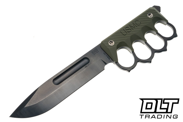1881 Knifeworks US 2024 - OD Green G-10 - Leather Sheath