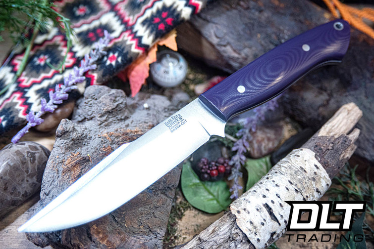 Bark River Huron River MagnaCut Purple G-10 - White Liners