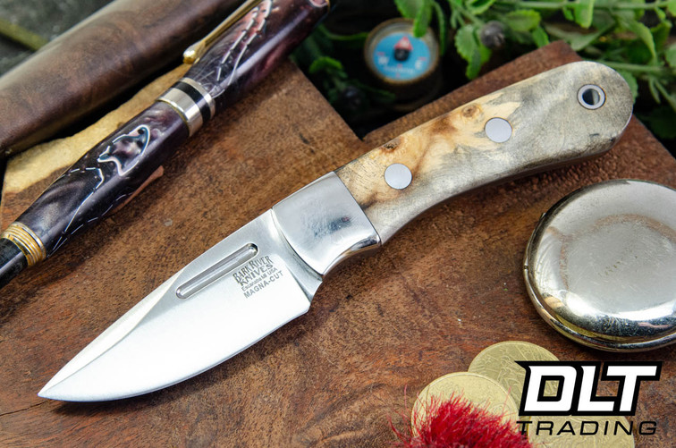 Bark River Essential MagnaCut Buckeye Burl - Gray Liners