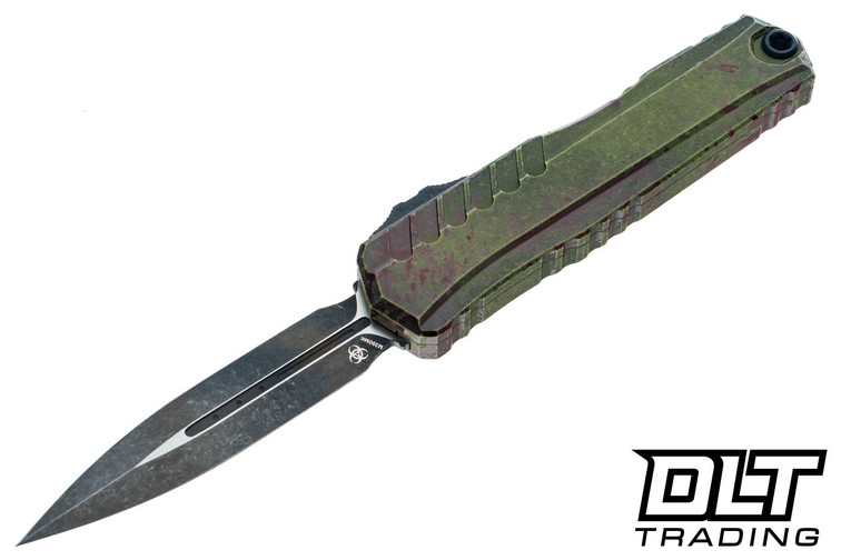 Microtech 1242-1OBS Cypher II D/E Signature Series - Outbreak Handle - Outbreak Blade