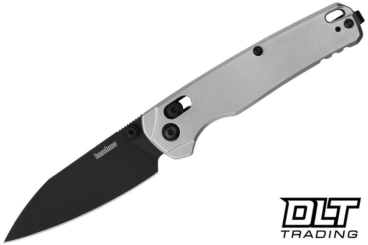 Kershaw Bel Air Beskar Raw Aluminum Black MagnaCut Reverse Tanto Folder