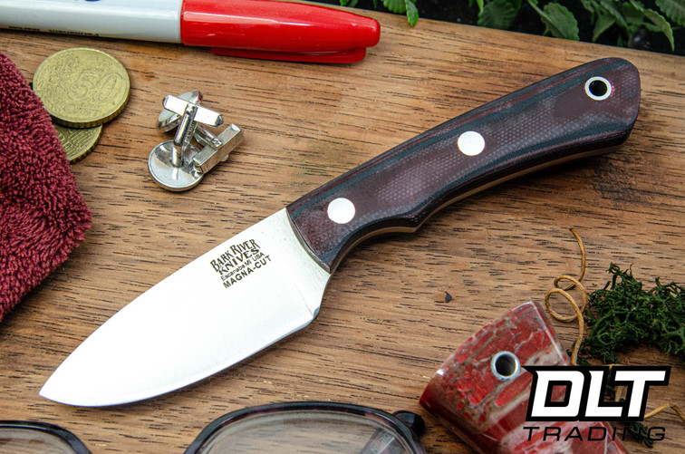 Bark River PSK EDC MagnaCut Red & Black Suretouch - Red Liners - Matte