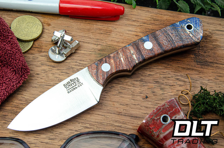 Bark River PSK EDC MagnaCut Copper & Blue Maple Burl Bark River PSK EDC MagnaCut Copper & Blue Maple Burl