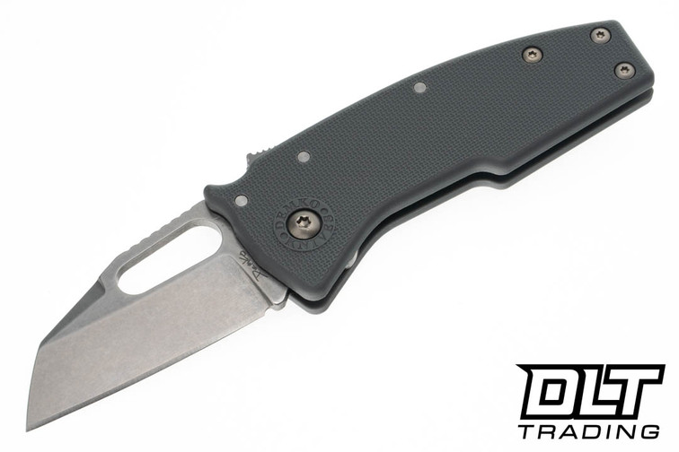 Demko Nano-Shark AUS10A Shark Foot Blade - Grey GRN Demko Nano-Shark AUS10A Shark Foot Blade - Grey GRN