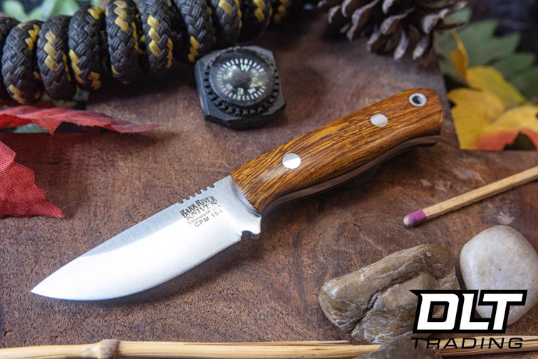 Bark River Micro Bravo CPM 154 Desert Ironwood - Black Liners #2
