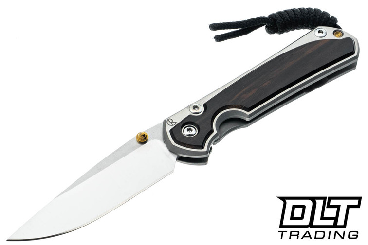 Chris Reeve Small Sebenza 31 - Polished Blade - Macassar Ebony Inlay - #23