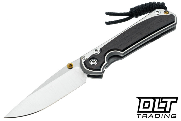 Chris Reeve Small Sebenza 31 - Polished Blade - Macassar Ebony Inlay - #24